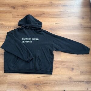 Enfant Riches Deprimes Black Hoodie - Men Large